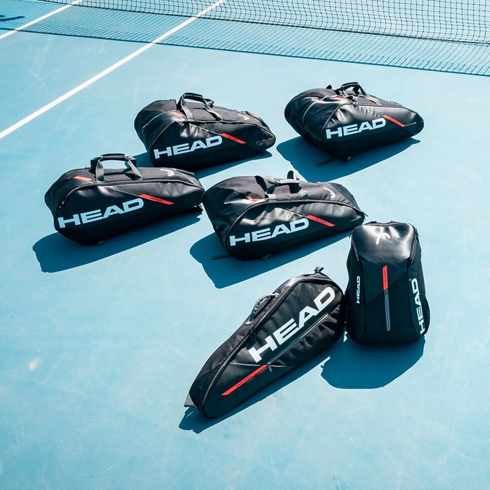 HEAD Tour Team 6R τσάντα τένις 53.5 l μαύρο-πορτοκαλί 283482 9