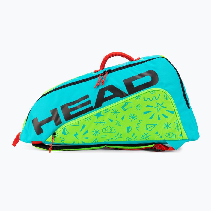 HEAD Junior Combi Novak παιδική τσάντα τένις μπλε-πράσινο 283672