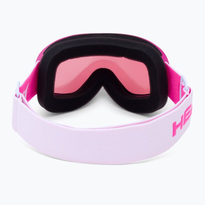 HEAD Ninja κόκκινα/ροζ παιδικά γυαλιά σκι 395430 3