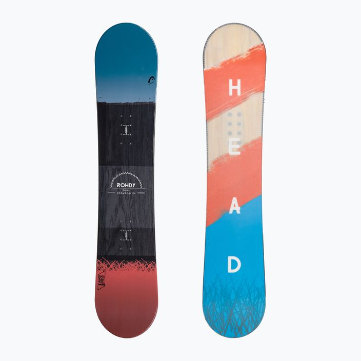 Παιδικό snowboard HEAD Rowdy μπλε-κόκκινο 336620