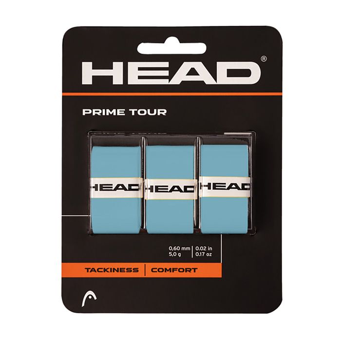 HEAD Prime Tour περιτύλιγμα ρακέτας τένις 3 τμχ μπλε. 2