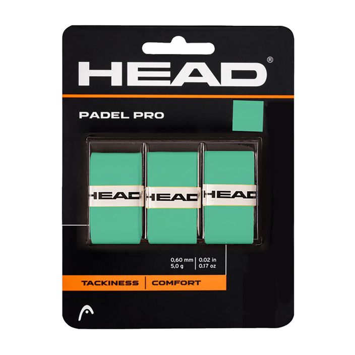 HEAD Padel Pro περιτύλιγμα ρακέτας 3 τεμάχια μέντα 2