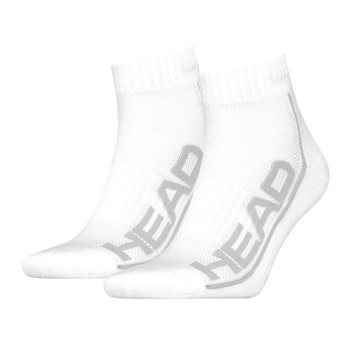 HEAD Κάλτσες Τένις 2P Stripe Quarter λευκό 811509WH 2