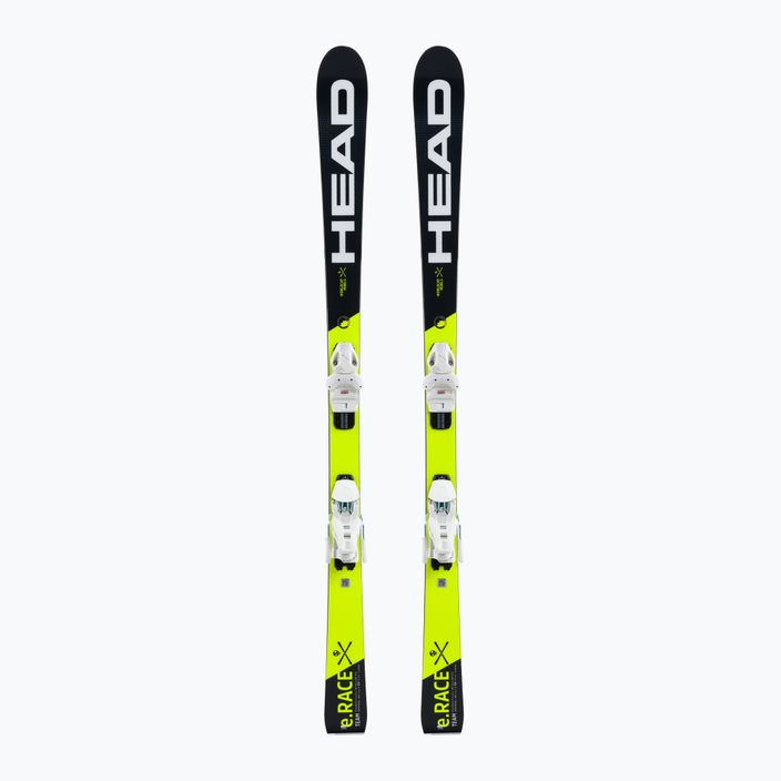 Παιδικά χιονοδρομικά σκι HEAD WC e.Race Team SW Jrs + Jrs 7.5 κίτρινο 314142/100862