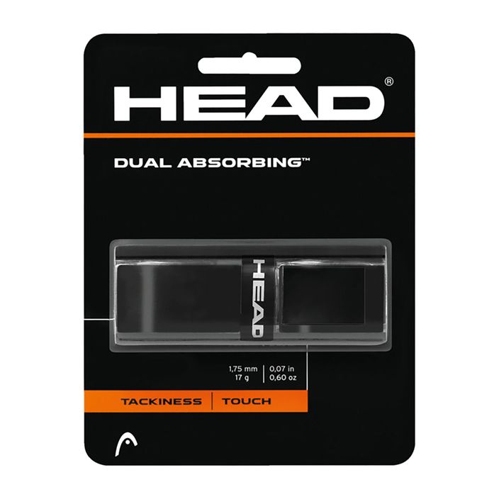 HEAD Dual Absorbing Grip περιτύλιγμα ρακέτας μαύρο 285034 2