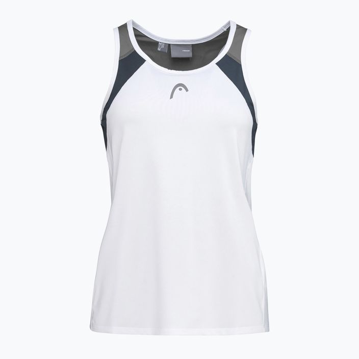 Παιδικό πουκάμισο τένις HEAD Club 22 Tank Top λευκό/μαύρο