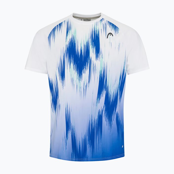 HEAD Topspin ανδρικό πουκάμισο τένις λευκό και μπλε 811453WHXV
