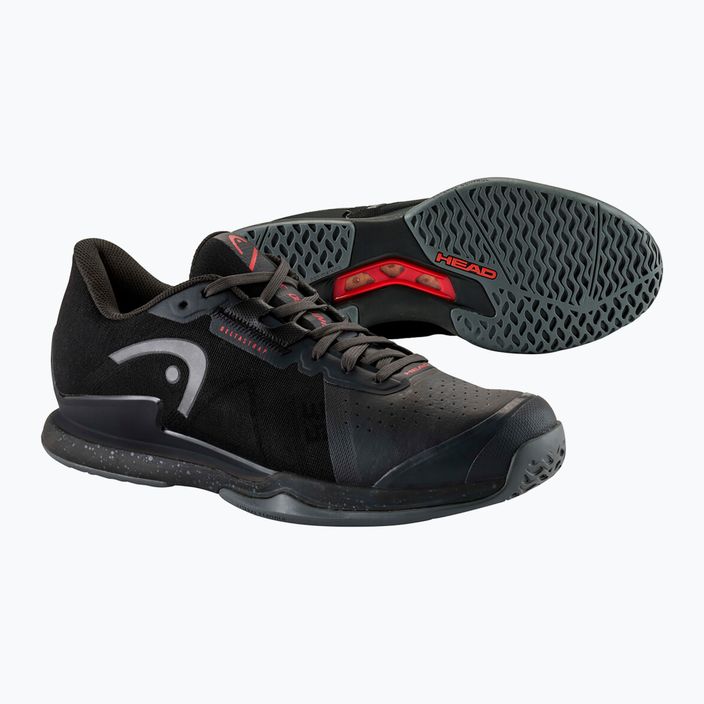 Ανδρικά παπούτσια τένις HEAD Sprint Pro 3.5 μαύρο/κόκκινο 12