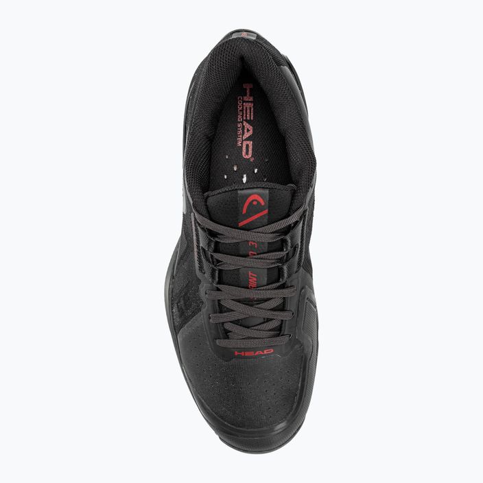 Ανδρικά παπούτσια τένις HEAD Sprint Pro 3.5 Clay μαύρο/κόκκινο 5