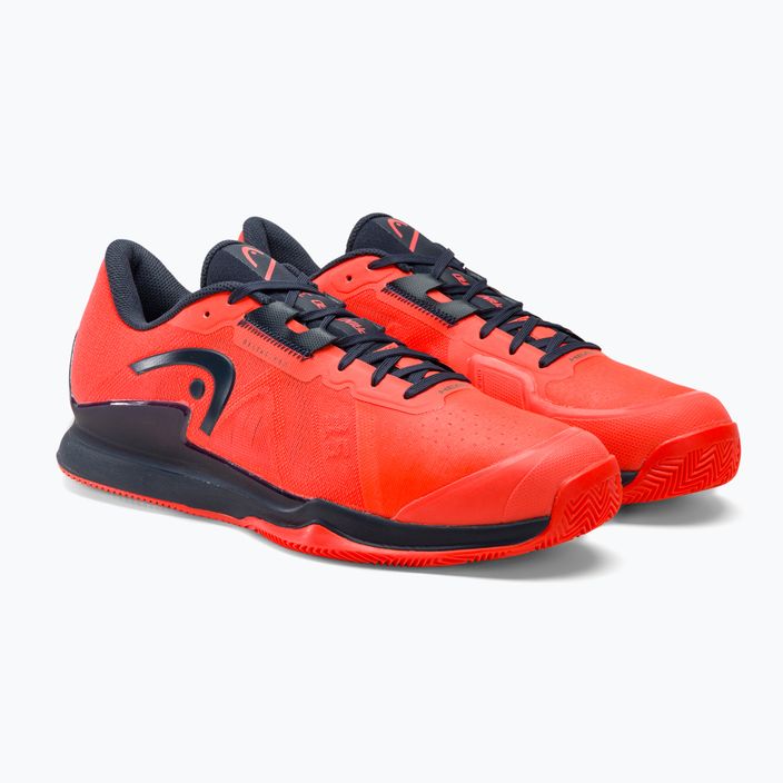HEAD ανδρικά παπούτσια τένις Sprint Pro 3.5 Clay κόκκινο 273163 4