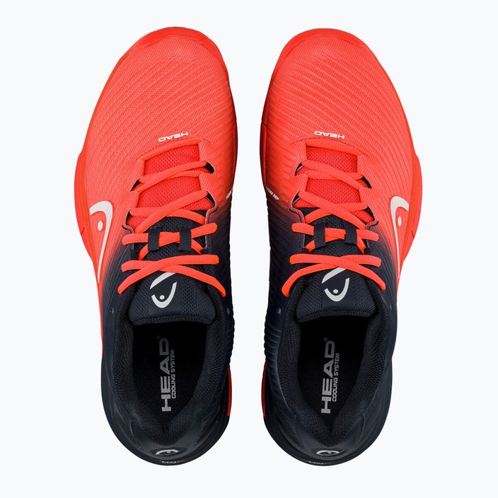 HEAD Revolt Pro 4.0 ανδρικά παπούτσια τένις blueberry/fiery coral 10