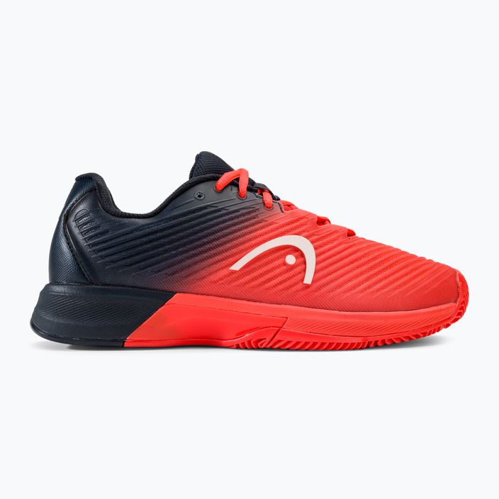 HEAD Revolt Pro 4.0 Clay blueberry/fiery coral ανδρικά παπούτσια τένις 2