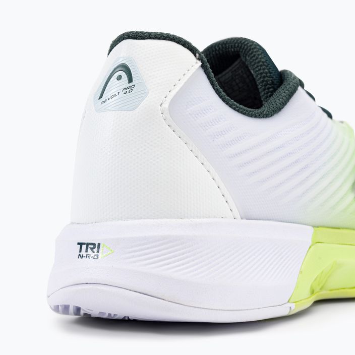 HEAD Revolt Pro 4.0 ανδρικά παπούτσια τένις πράσινο και λευκό 273263 9