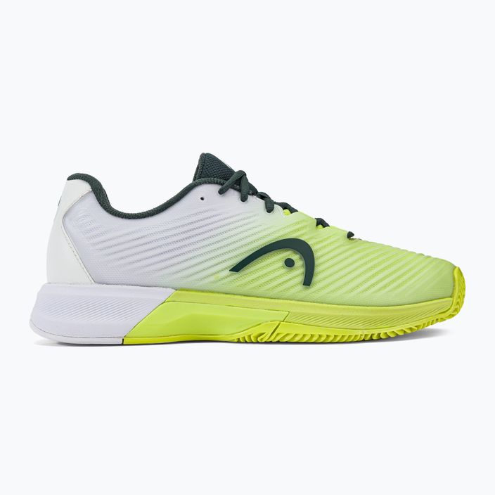 HEAD Revolt Pro 4.0 Clay ανδρικά παπούτσια τένις πράσινο και λευκό 273273 2