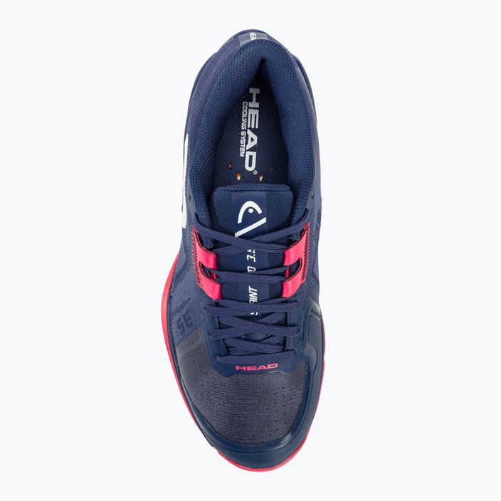 Γυναικεία παπούτσια τένις HEAD Sprint Pro 3.5 Clay dark blue/azalea 5