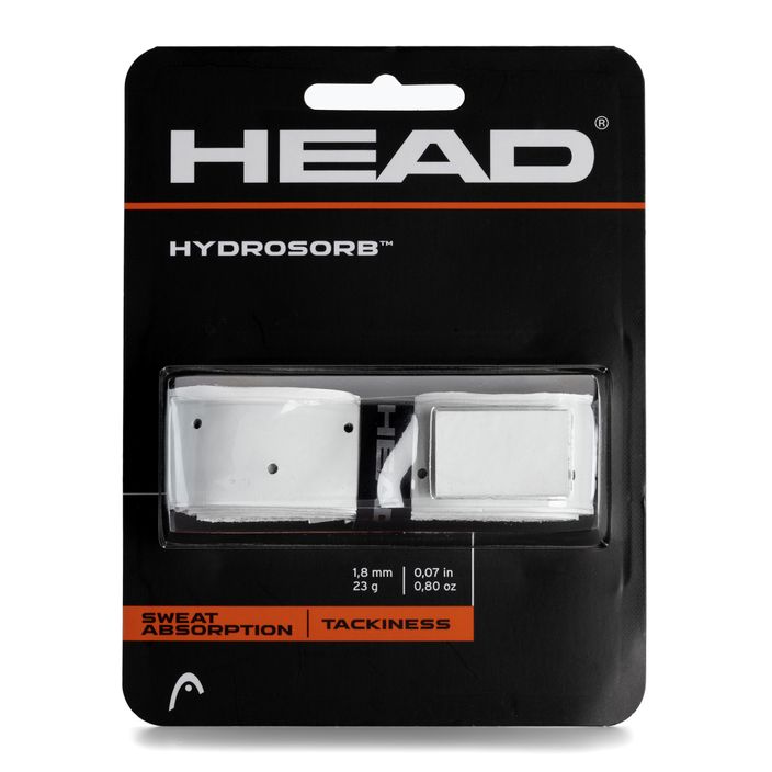 HEAD Hydrosorb Grip περιτύλιγμα ρακέτας τένις λευκό και μαύρο 285014 2