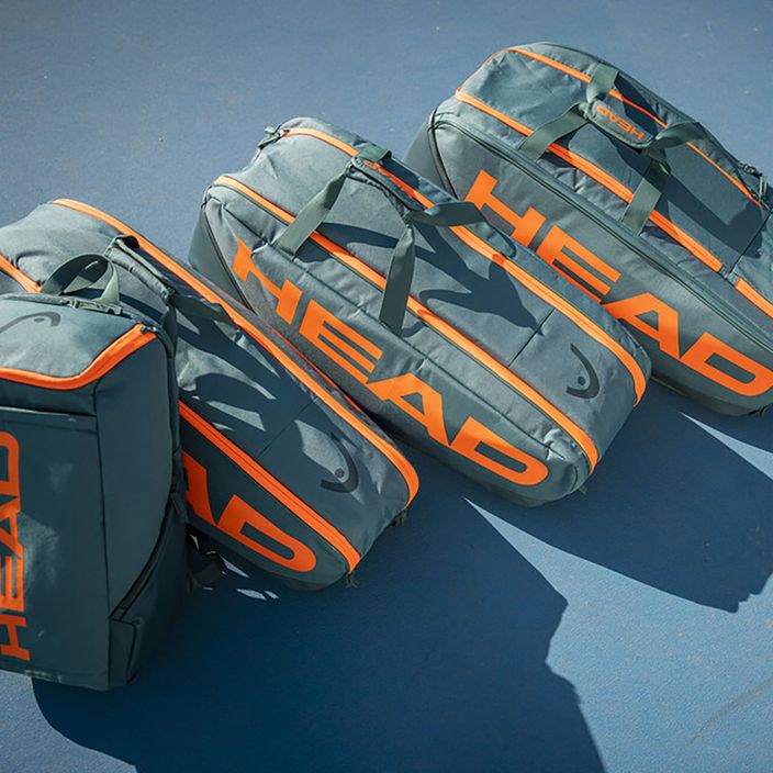 HEAD Pro Racquet XL τσάντα τένις 97 l σκούρο κυανό/φλούο πορτοκαλί 3