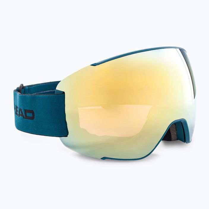 HEAD Magnify 5K χρυσά/πετρόλ/πορτοκαλί γυαλιά σκι 2