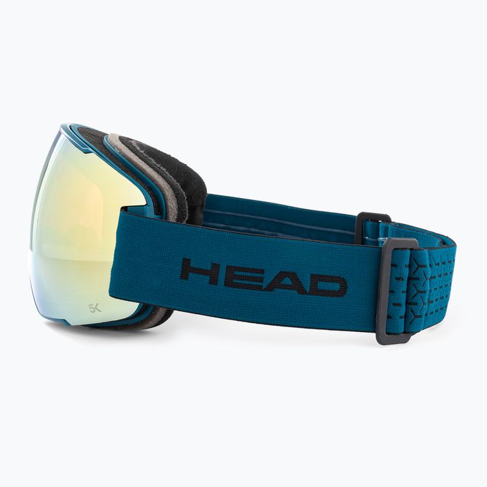 HEAD Magnify 5K χρυσά/πετρόλ/πορτοκαλί γυαλιά σκι 5