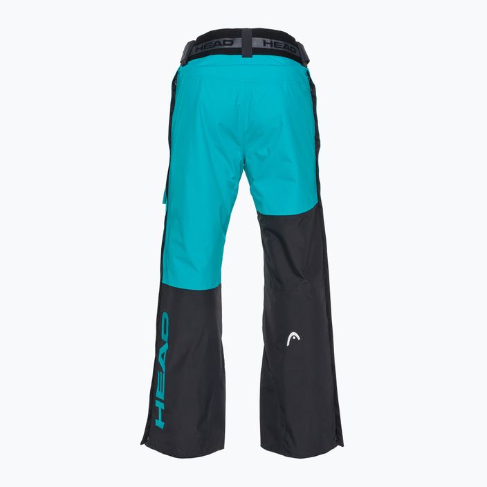 Ανδρικό παντελόνι σκι HEAD Race Nova μαύρο/μπλε 2