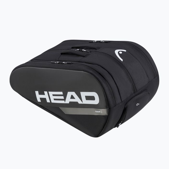 HEAD Tour Padel Bag L μαύρο/λευκό