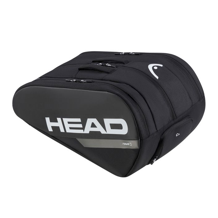 HEAD Tour Padel Bag L μαύρο/λευκό 2