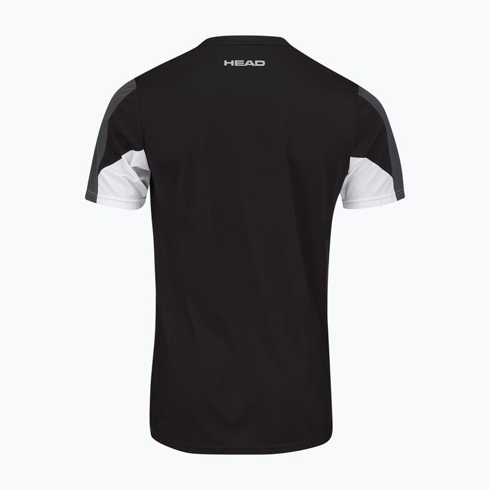 HEAD Club 22 Tech ανδρικό πουκάμισο τένις μαύρο 811431BK 2