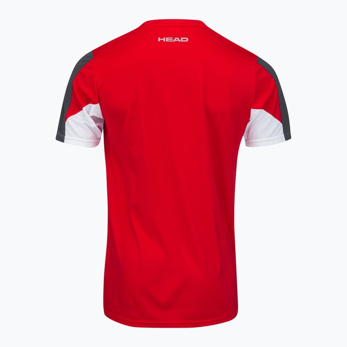 HEAD Club 22 Tech ανδρικό πουκάμισο τένις κόκκινο 811431 2