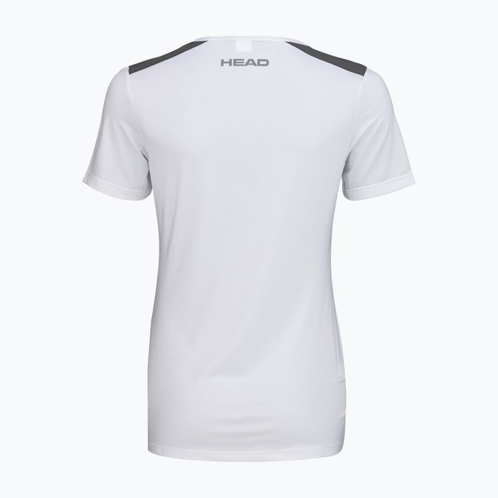 HEAD Club 22 Tech γυναικείο μπλουζάκι τένις λευκό 814431 2