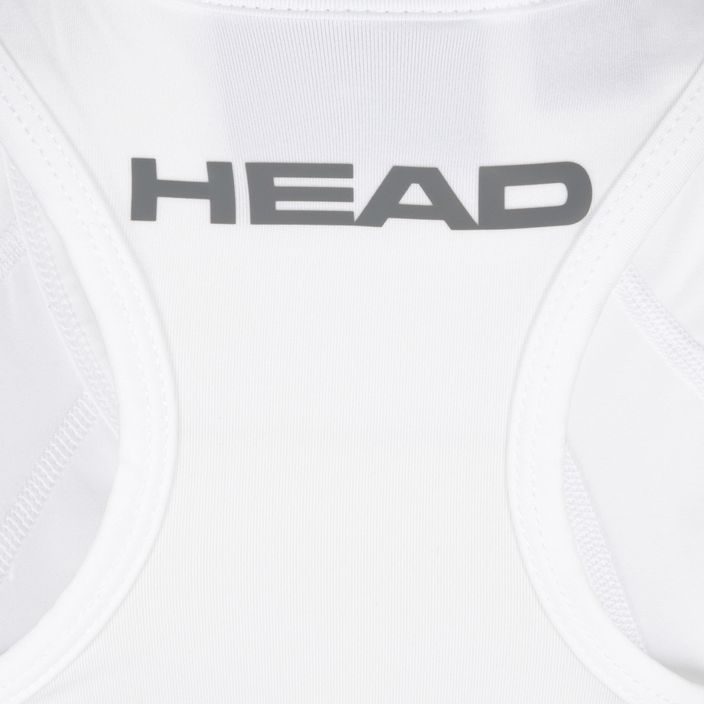 HEAD Club 22 παιδικό πουκάμισο τένις λευκό 816411 4