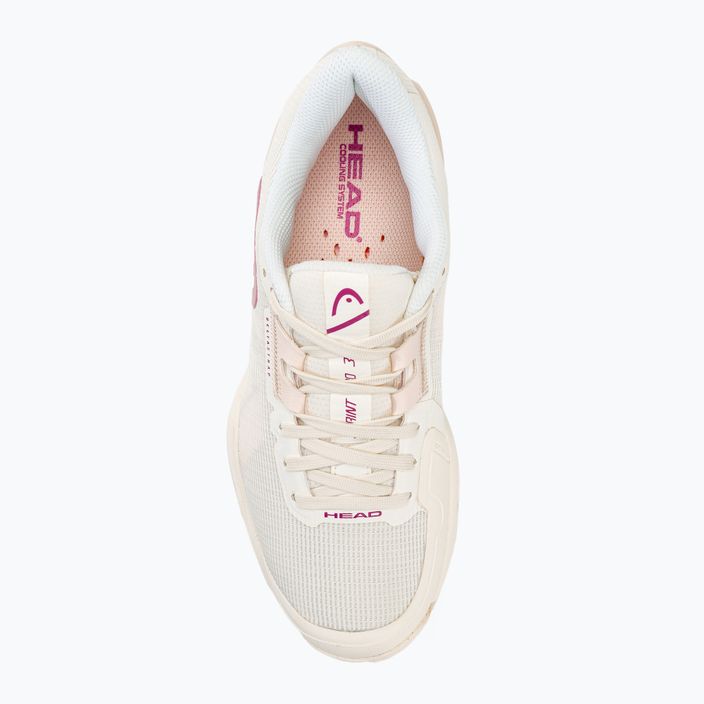 Γυναικεία παπούτσια τένις HEAD Sprint Pro 3.5 Clay chalk white/purple 5