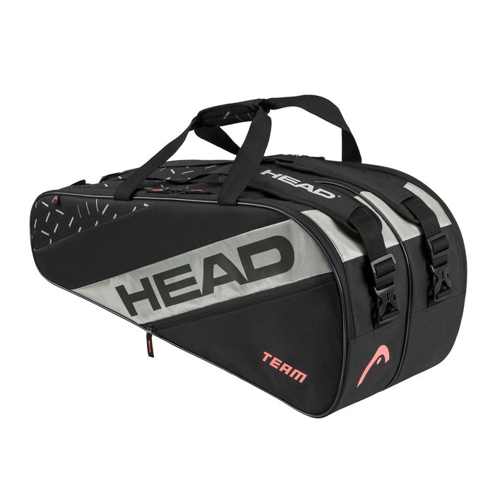 HEAD Team Τσάντα τένις για ρακέτες L μαύρο/κεραμικό 2