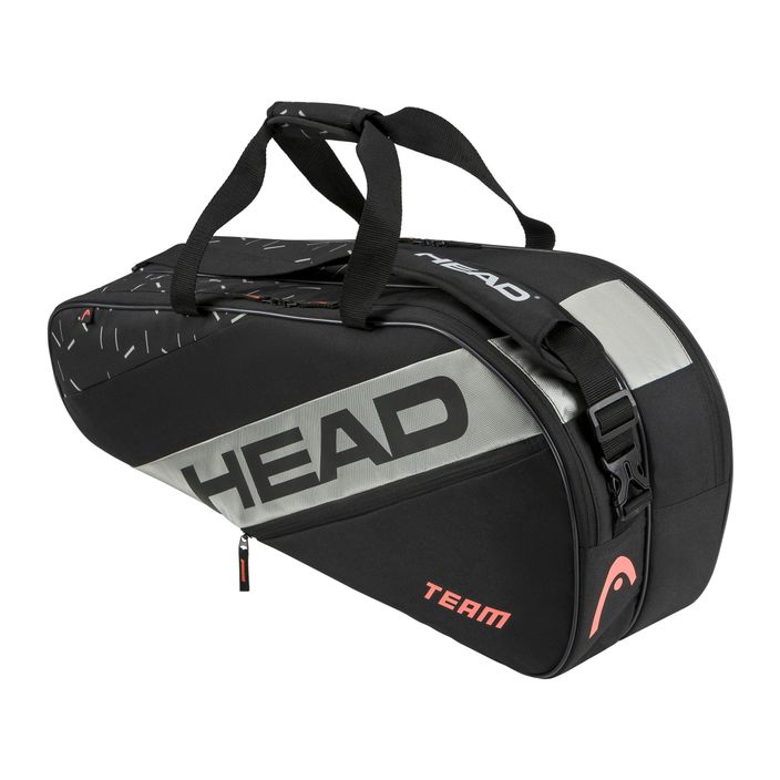 HEAD Team Τσάντα τένις για ρακέτες M μαύρο/κεραμικό 2