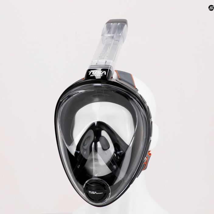 TUSA Sportfull μάσκα προσώπου μαύρη UM8001 10