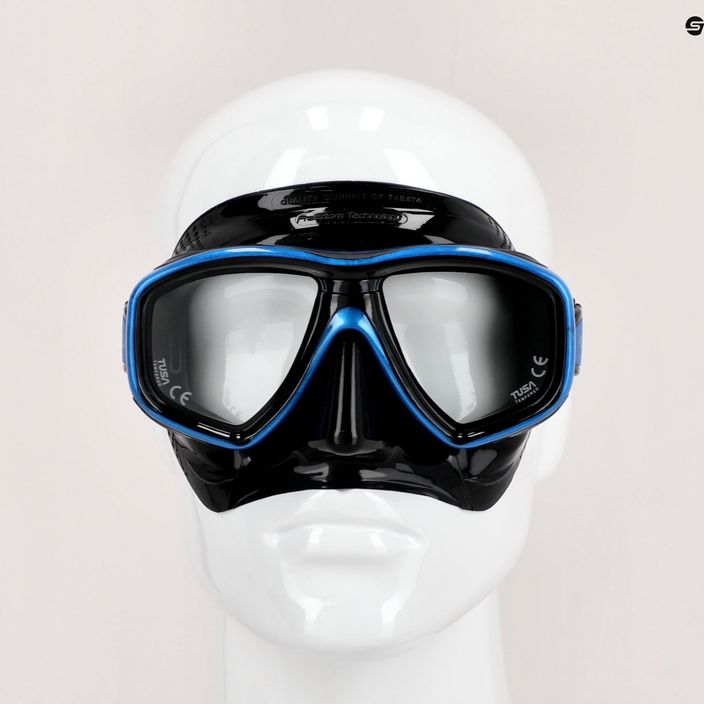 TUSA Ceos Mask μάσκα κατάδυσης μαύρη-μπλε M-212 3
