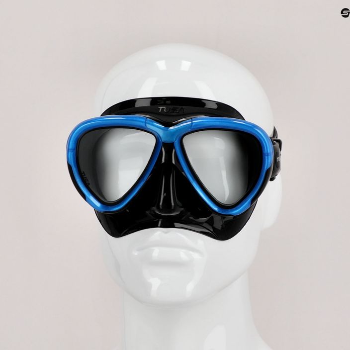 TUSA Intega Mask μάσκα κατάδυσης μαύρη-μπλε M-2004 7