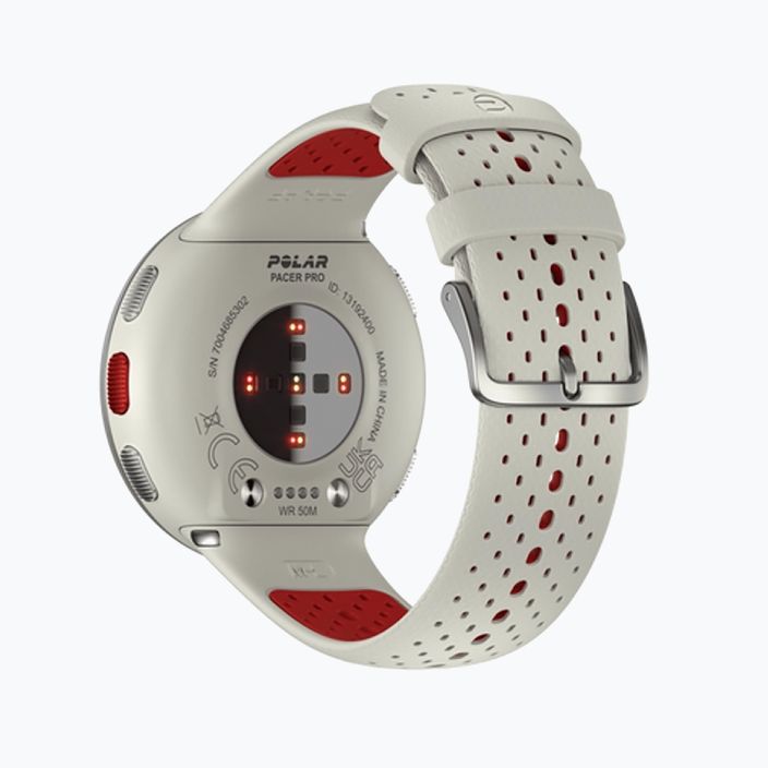 Polar Pacer PRO ρολόι κόκκινο και λευκό 3