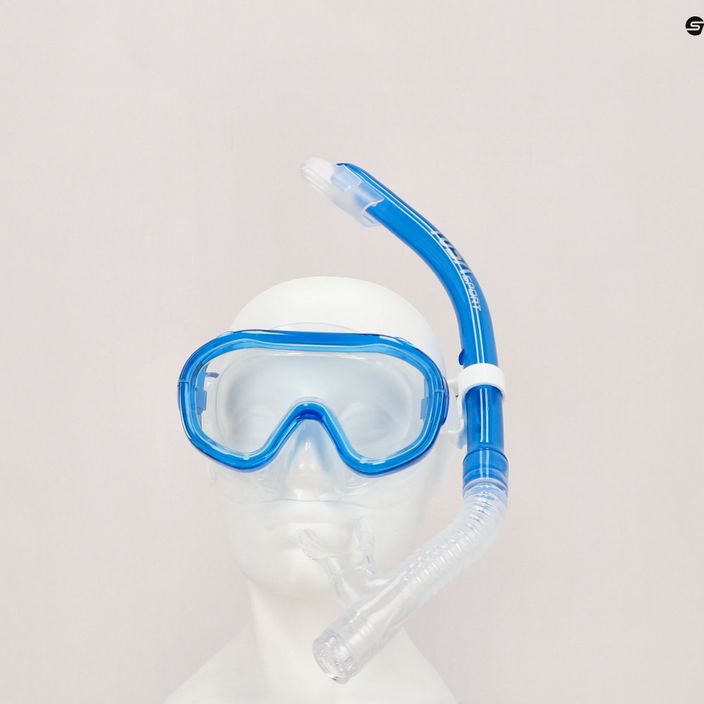 Σετ κατάδυσης TUSA Μάσκα + αναπνευστήρας μπλε UC-0211PCP 8