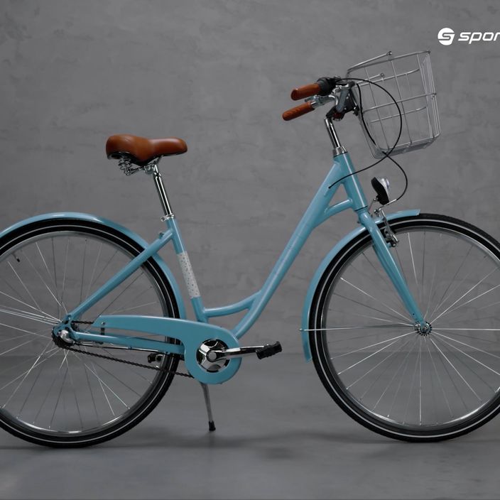 Γυναικείο ποδήλατο πόλης Romet Pop Art 28 Eco μπλε 2228553 16