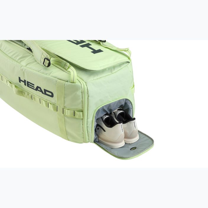 HEAD Pro Duffle τσάντα τένις L υγρό ασβέστη/ανθρακί 4