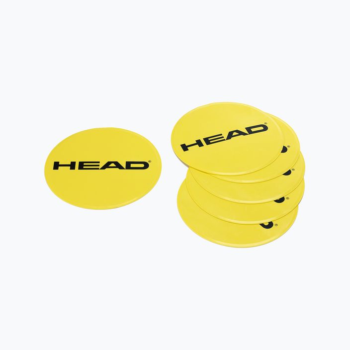HEAD Στόχοι εκπαιδευτικοί δείκτες 6 τμχ κίτρινο 287521
