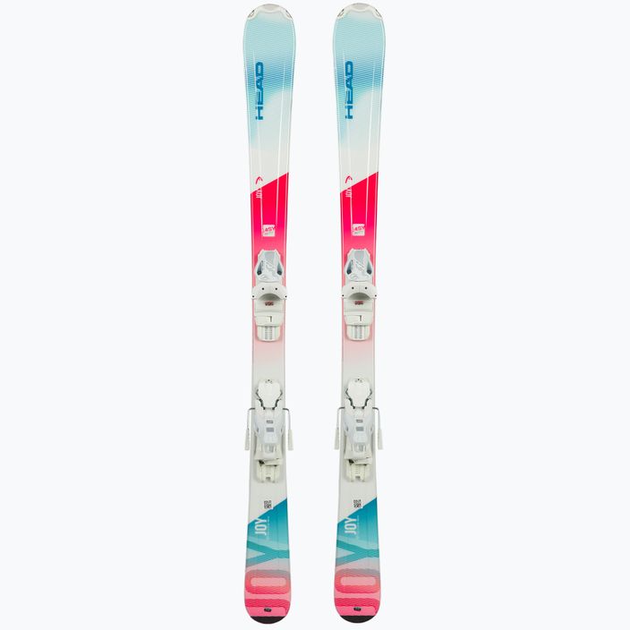 Παιδικά σκι HEAD Joy Easy Jrs + Jrs 7.5 λευκό/ροζ 314341