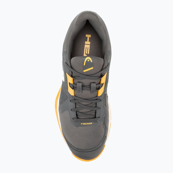 Ανδρικά παπούτσια τένις HEAD Sprint Team 3.5 σκούρο γκρι/μπανάνα 5