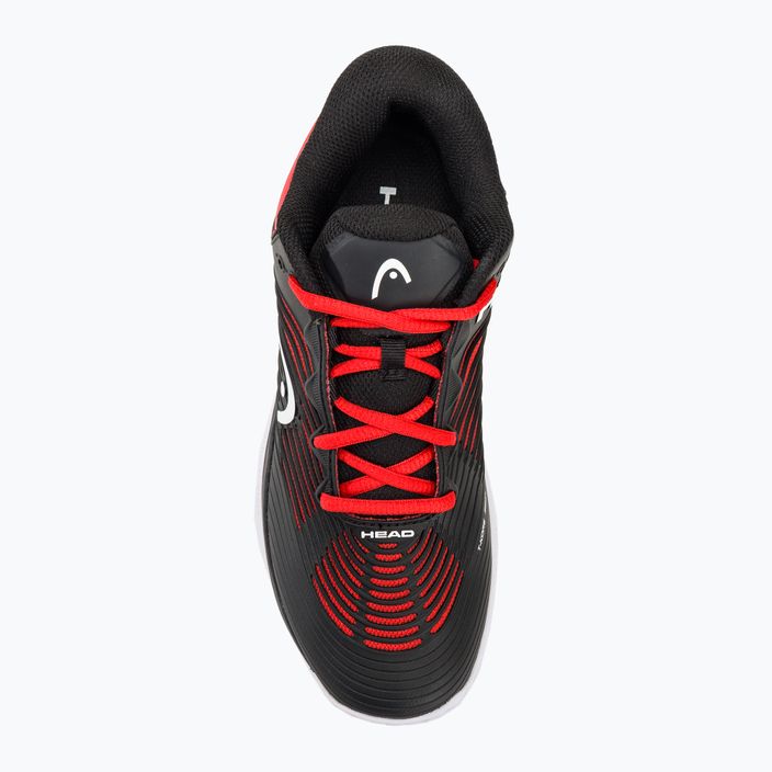 HEAD παιδικά παπούτσια τένις Revolt Pro 4.5 μαύρο/κόκκινο 5