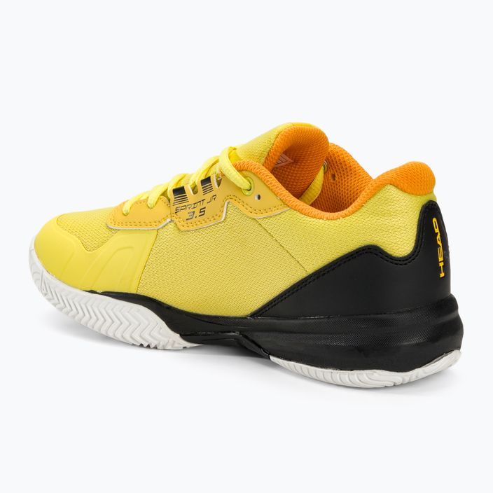 HEAD Sprint 3.5 μπανάνα/μαύρο παιδικά παπούτσια τένις 3