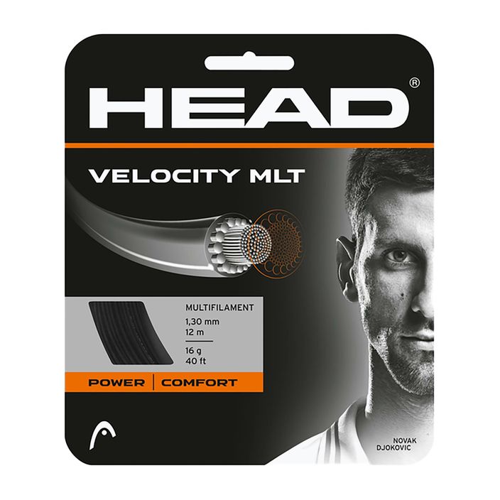 HEAD Velocity MLT χορδή τένις 12 m μαύρο 281404 2