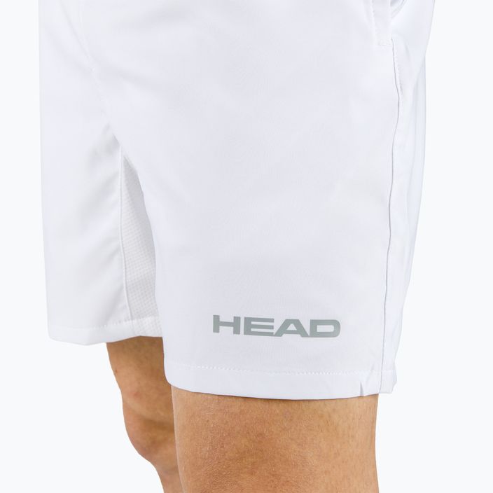 HEAD Club ανδρικό σορτς τένις λευκό 811379 4