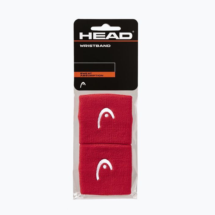 HEAD Wristband 2.5" 2 τεμάχια κόκκινο 285050 3