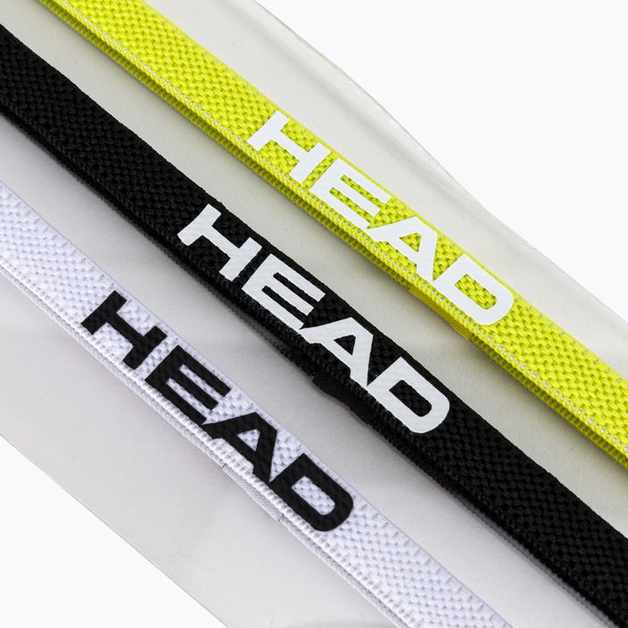HEAD HEADBAND 3P 3 τεμάχια λευκό/κίτρινο/μαύρο 817099 3