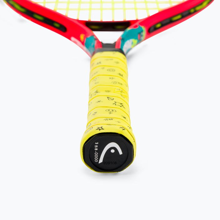 HEAD Novak 21 παιδική ρακέτα τένις κόκκινη/κίτρινη 233520 3